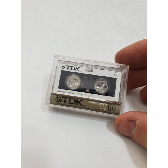 Vintage mini cassettes TDK MC60 3pcs NEW. Dictaphone Mini Cassette - Picture 10 of 10